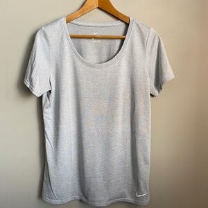 Nike Dry-Fit Women's Athletic Bluish-Gray Active Tee Size‎ Large